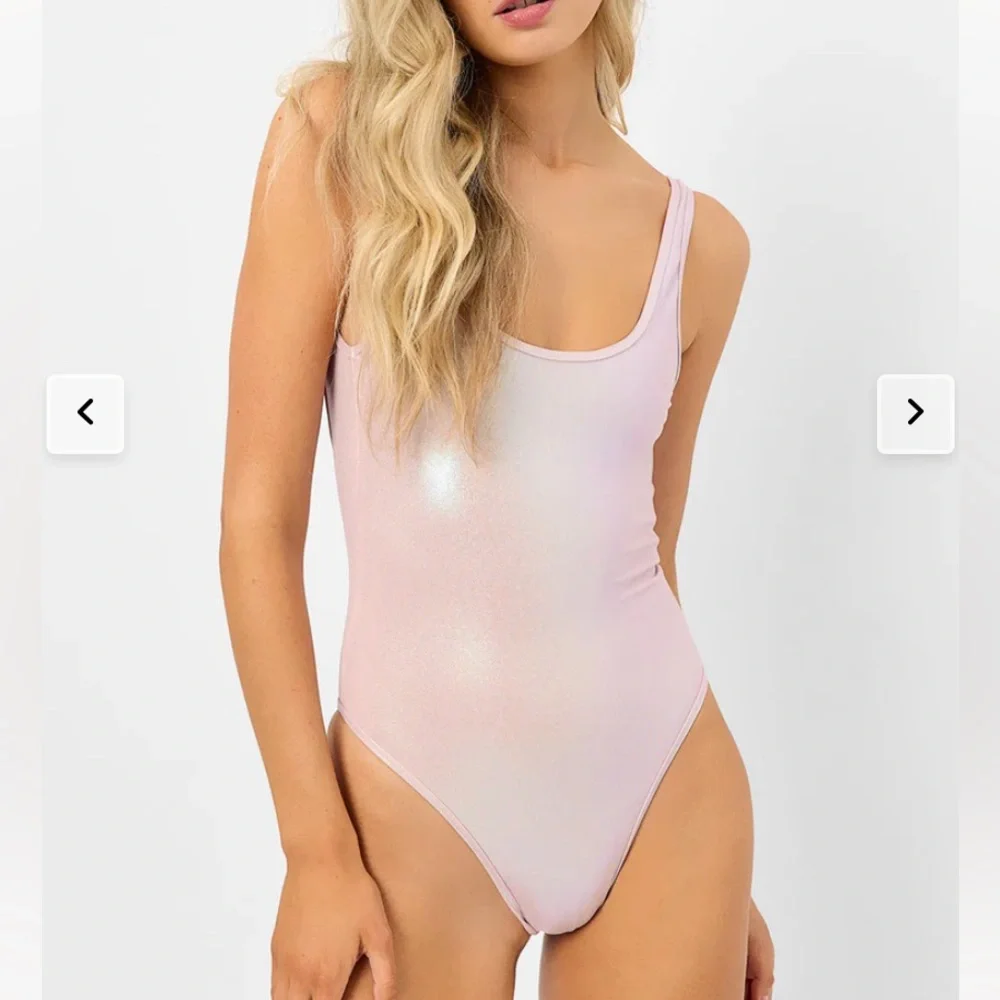 NEW FRANKIES BIKINIS Kyle Iridescent One Piece Swimsuit multiple sizes
